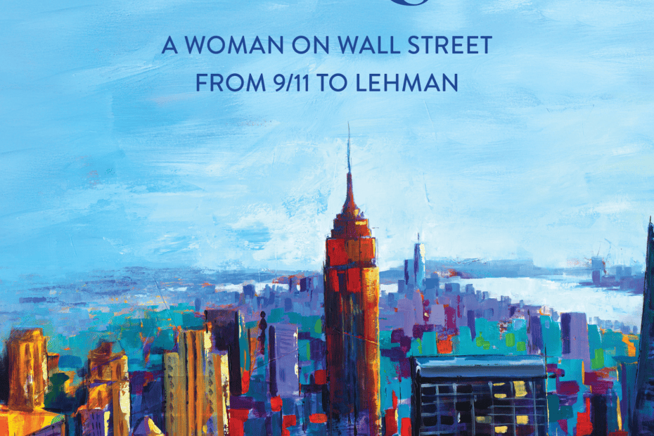 Vibrant cityscape painting of New York City with the Empire State Building, inspired by "Eight Septe.